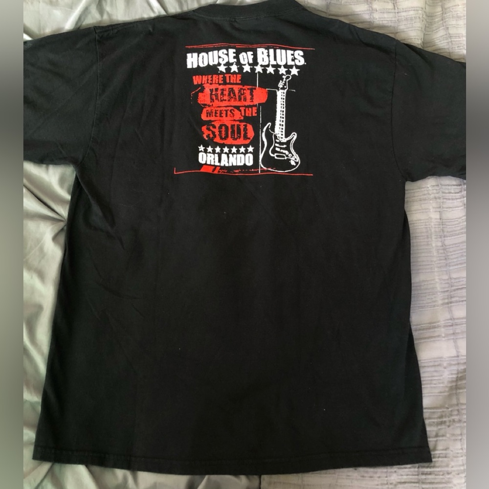 Vintage House of Blues Orlando Tshirt Mens sz L Rock n Roll